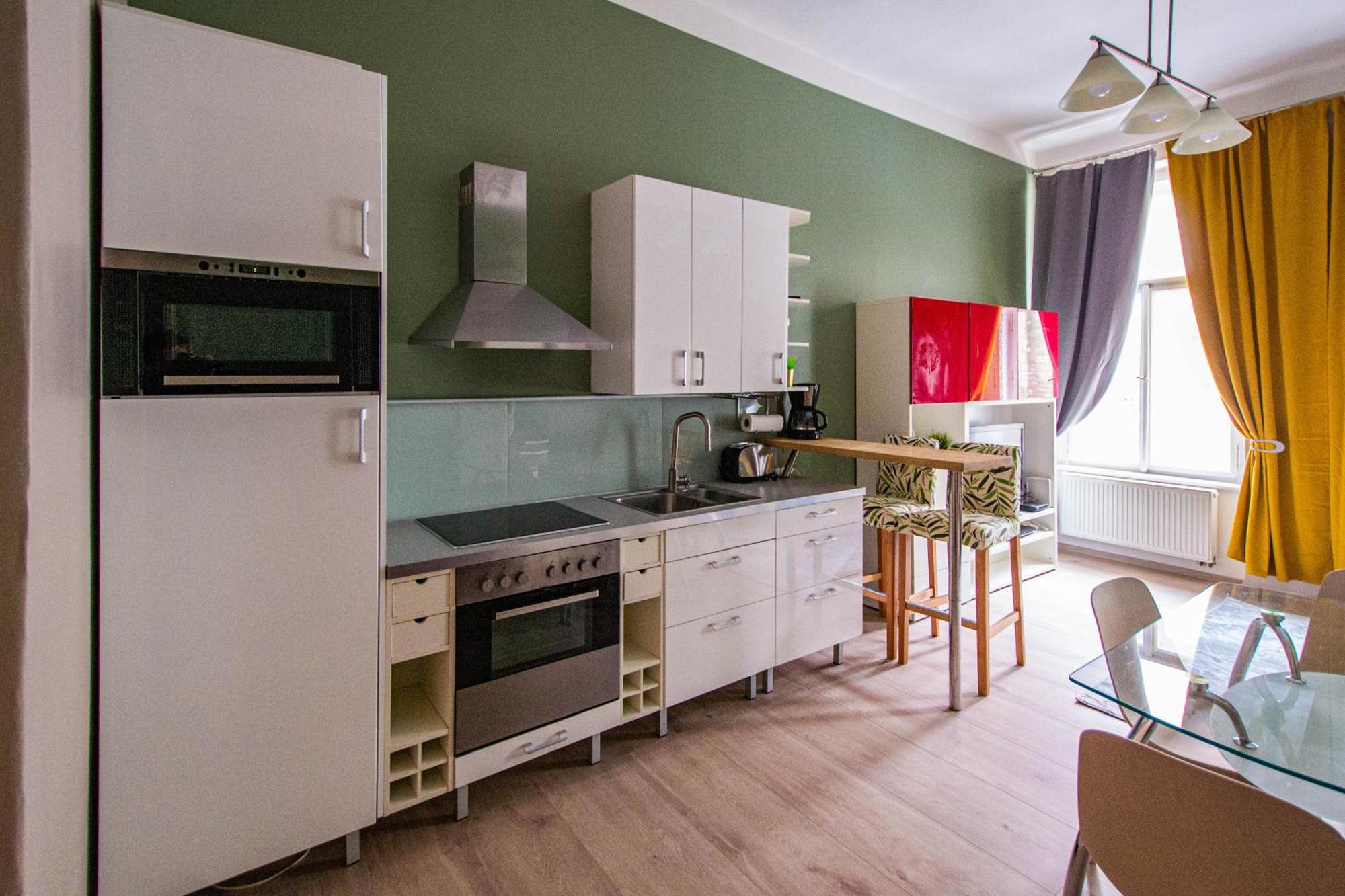 פראג Modern Cozy Apartment By Ruterra מראה חיצוני תמונה