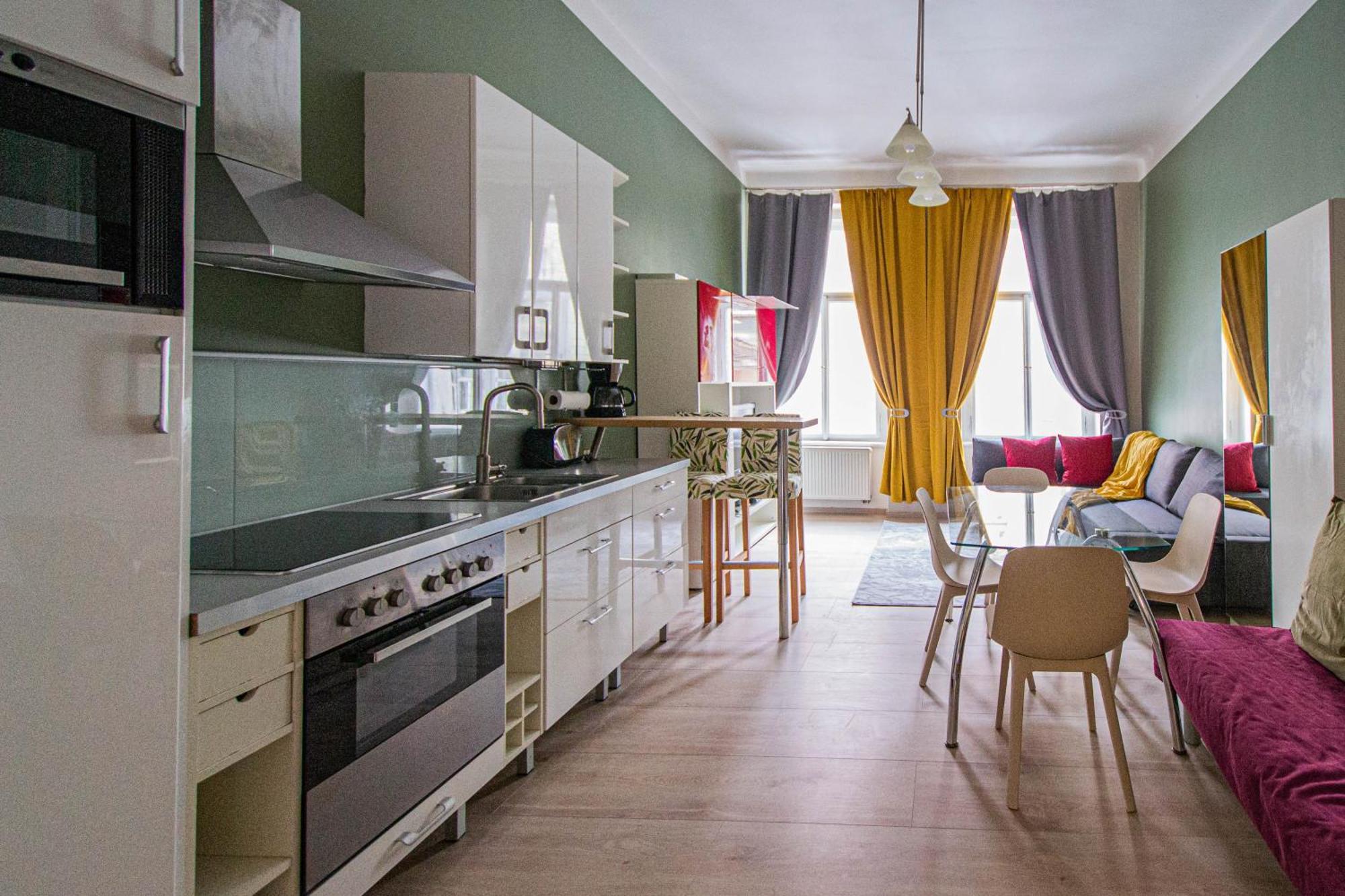 פראג Modern Cozy Apartment By Ruterra מראה חיצוני תמונה